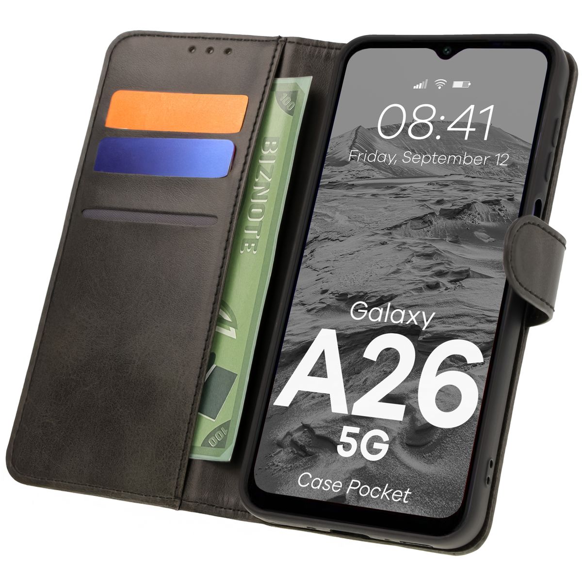 Etui z klapką Bizon Case Pocket do Samsung Galaxy A26 5G